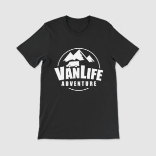 VanLife Adventure - Black T-Shirt