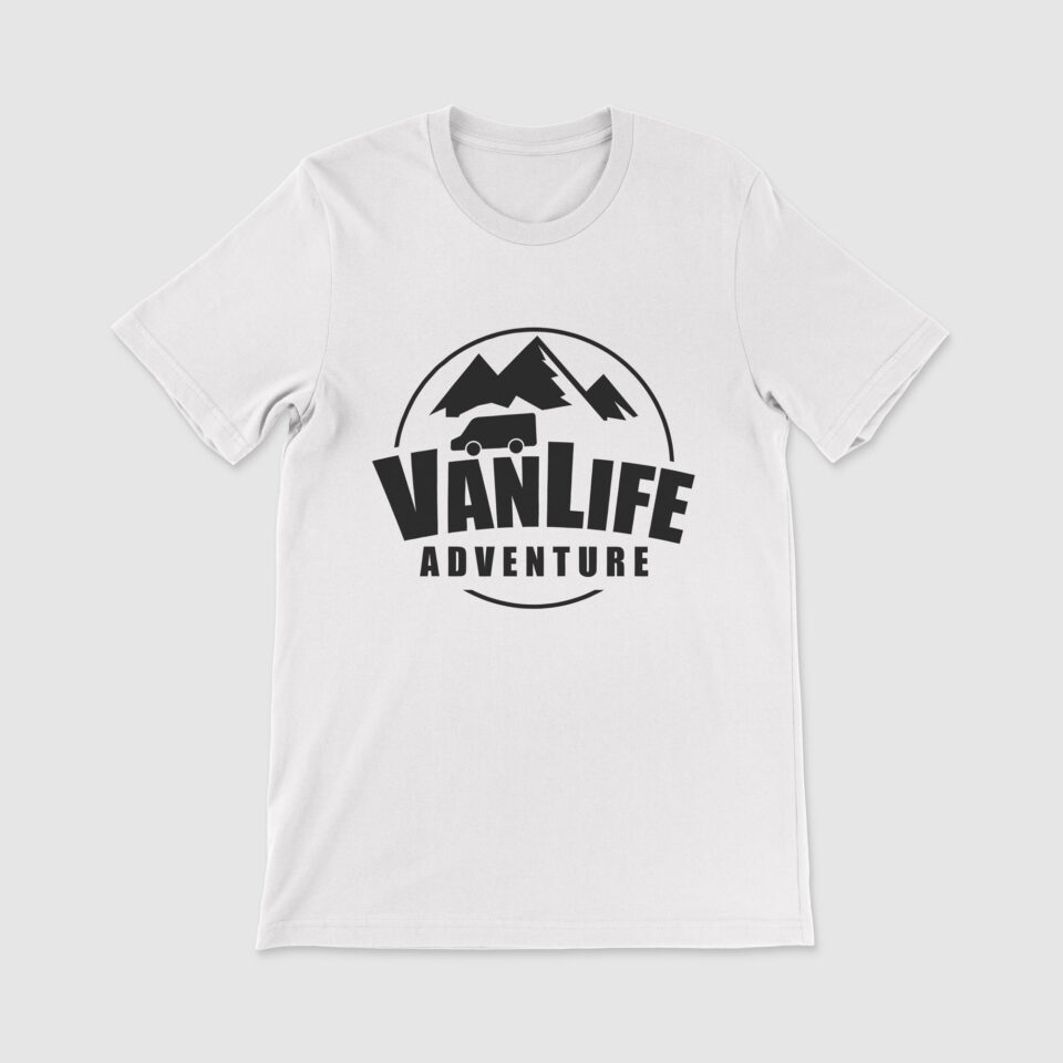 VanLife Adventure - White T-Shirt