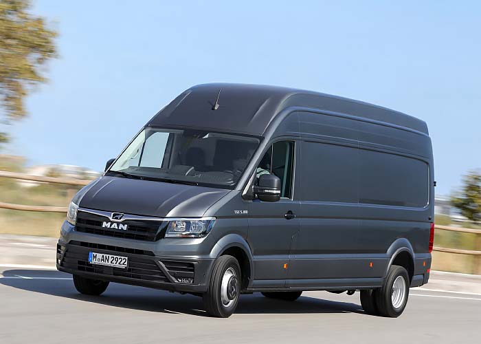 Campervan Sizes and Types 27 Large Campervan: MAN TGE