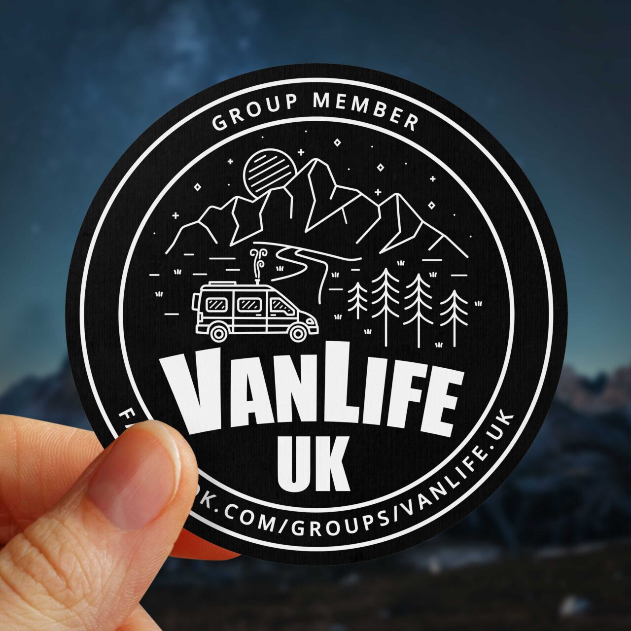 VanLife UK – Facebook Group Sticker