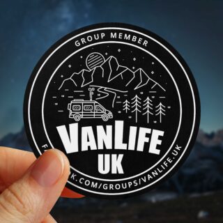 VanLife UK Sticker Decal Campervan Camper Facebook Group