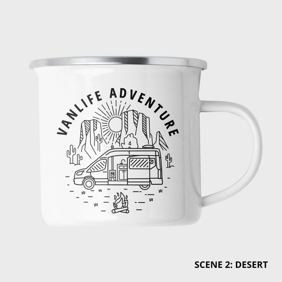 Ford Transit Campervan Travel 12oz Mug