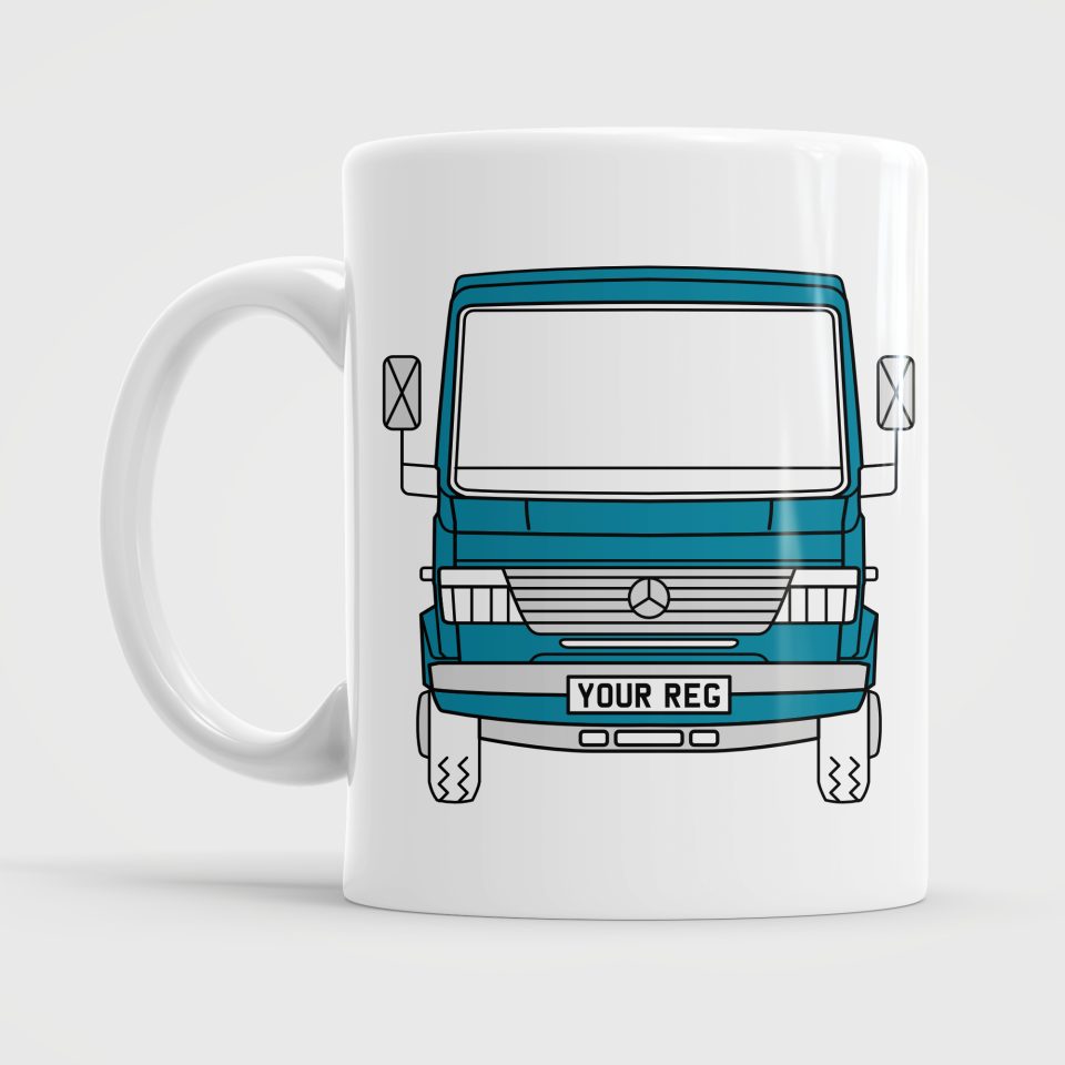 Mercedes Vario Personalised Campervan Cup Mug