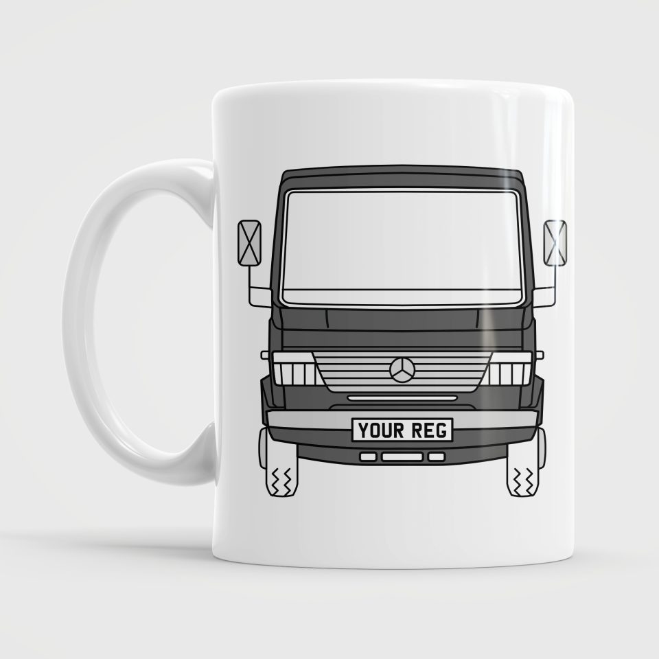 Mercedes Vario Personalised Campervan Cup Mug