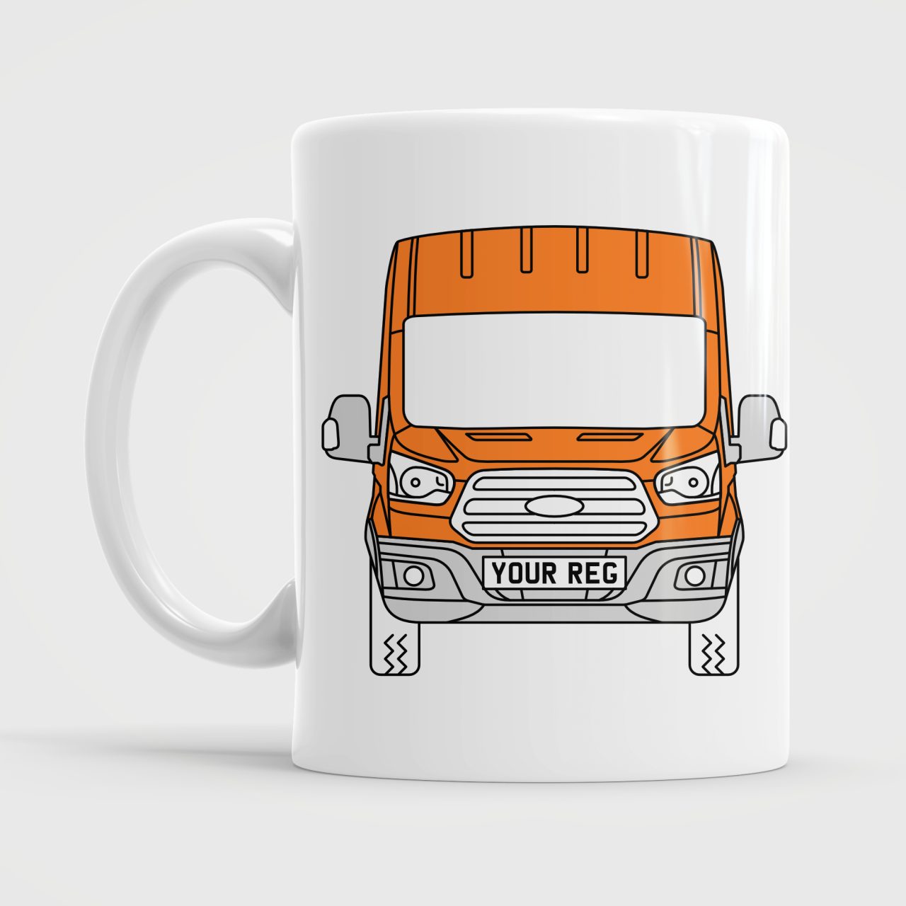 Ford Transit Personalised Ceramic Mug Cup
