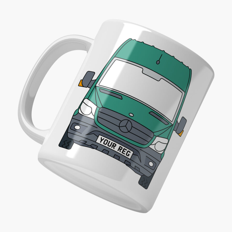 Mercedes-Benz Sprinter Ceramic Mug Cup Campervan VanLife Gift Van