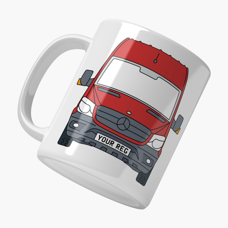 Mercedes-Benz Sprinter Ceramic Mug Cup Campervan VanLife Gift Van