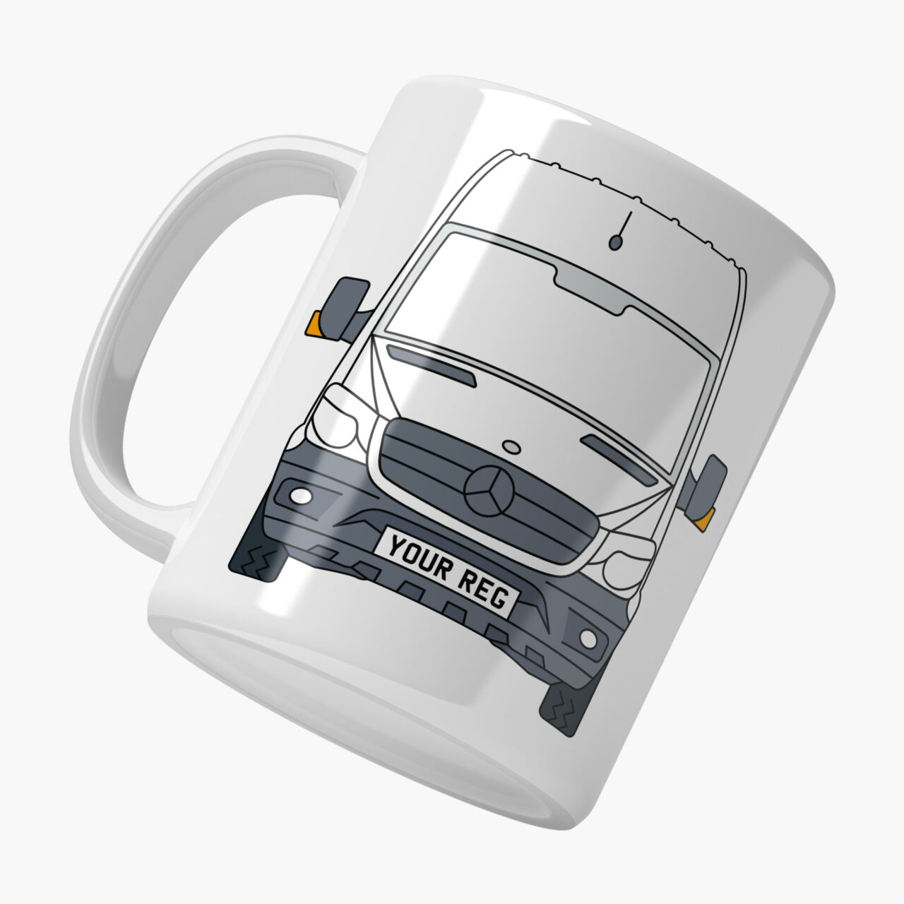 Mercedes-Benz Sprinter Ceramic Mug Cup Campervan VanLife Gift Van