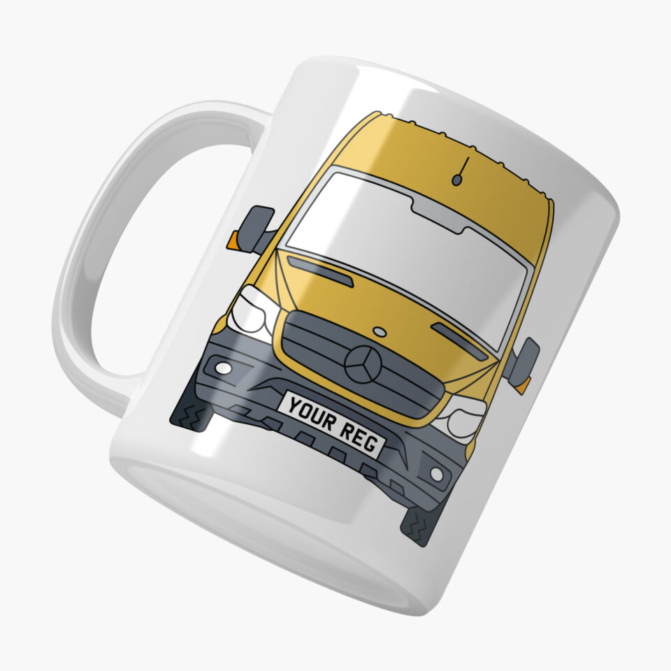 Mercedes-Benz Sprinter Ceramic Mug Cup Campervan VanLife Gift Van