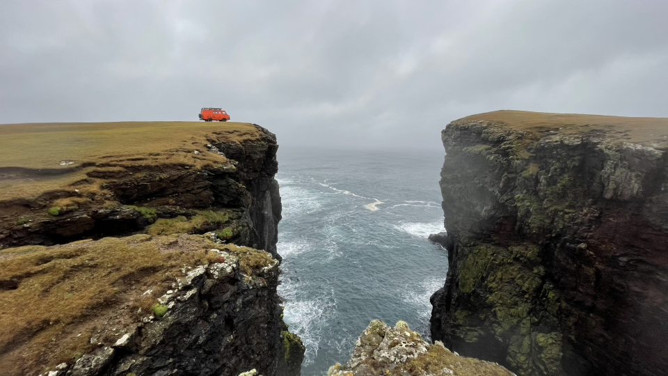 Italian man’s adventurous 18 month, 40,000km European vanlife road-trip in his orange Russian van 1 1 13