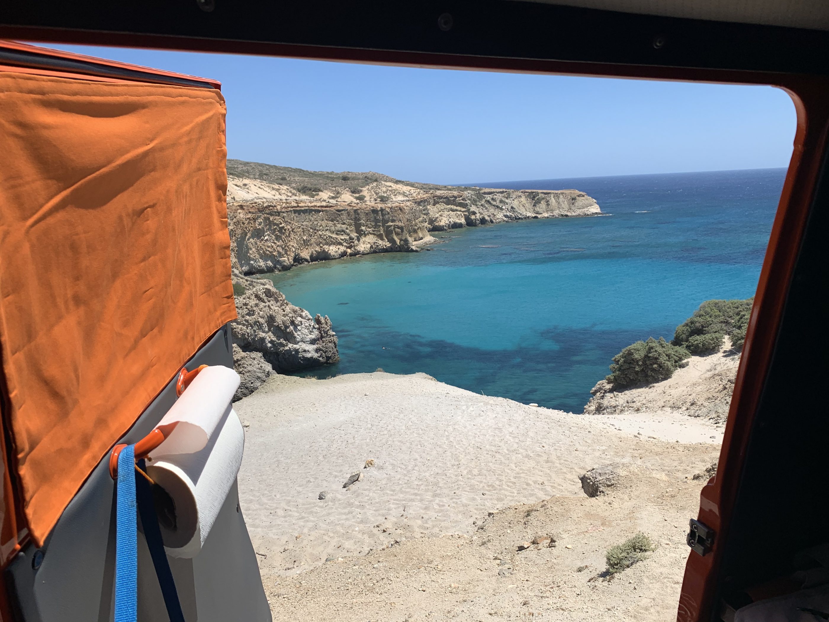 Italian man’s adventurous 18 month, 40,000km European vanlife road-trip in his orange Russian van 13 1 2