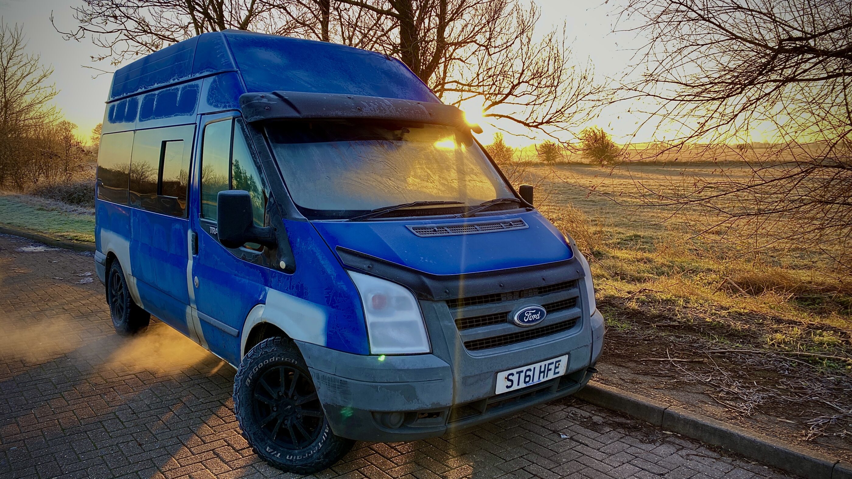 Calamity Shane frozen van