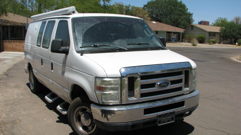 2012 Ford E150 Propane Fueled Econoline Converted To Camper Van