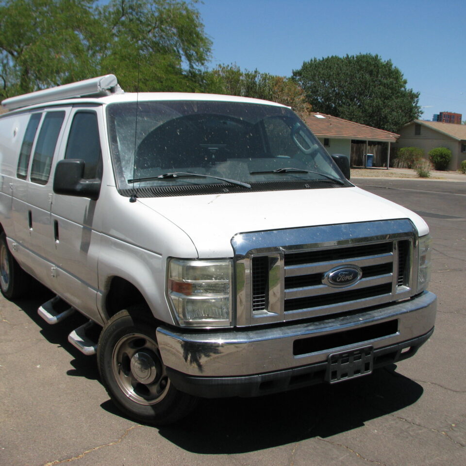 2012 Ford E150 Propane Fueled Econoline Converted To Camper Van